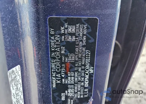 2022 Kia Sportage Lx из США, поврежденный, VIN KNDPMCAC6N7011127